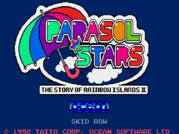 Parasol Stars - Rainbow Islands 2 screen shot title